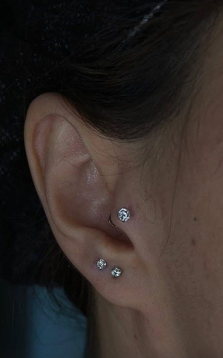 Piercing na orelha